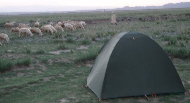 Camping near Turpan