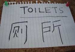 Toilet in Chinese