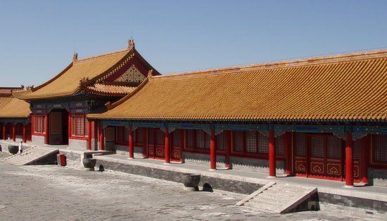 A side area of the Forbidden City - Much quieter