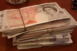 Stack of British Money