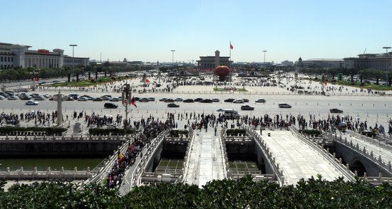 View over Tiananmen Square from Tiananmen Gate