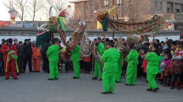 Dragon Dance before the Lantern Festival