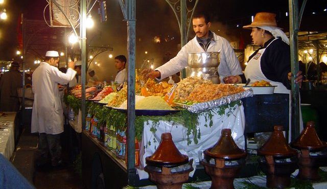 Cooking in Morocco