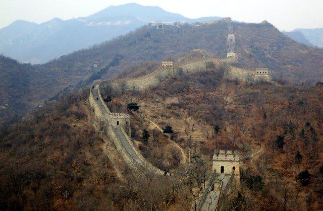 Mutianyu Great Wall in January