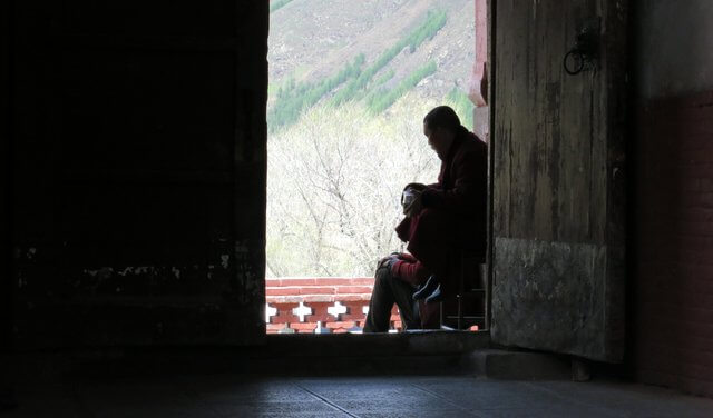 Monks at Wutaishan