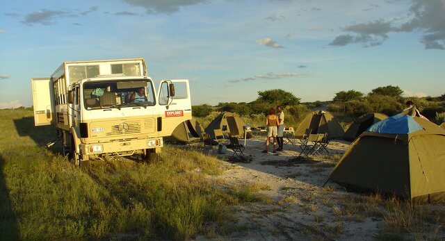 Wild Camping in Botswana