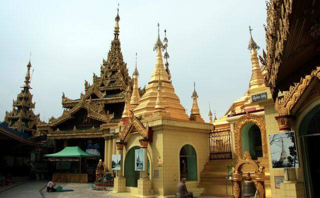 Inside the Sule Pagoda