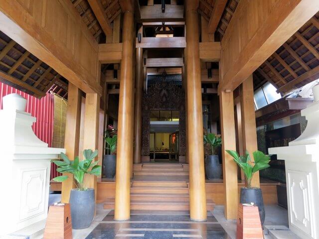 Teak Hotel Entrance