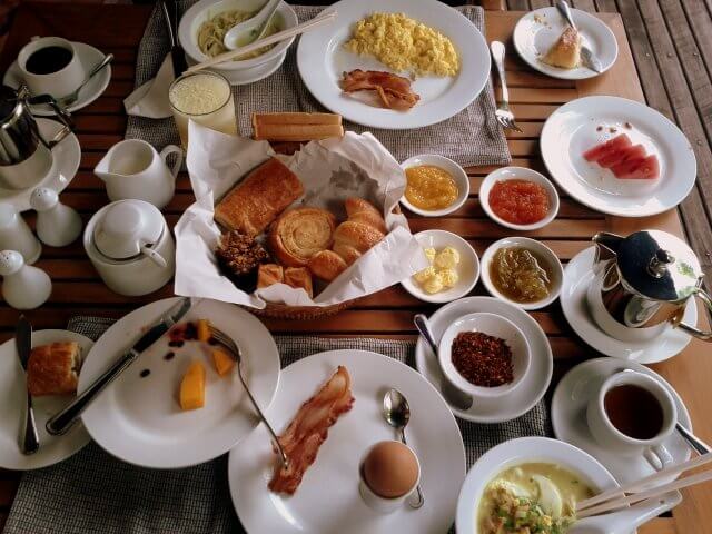 Large Breakfast in Myanmar