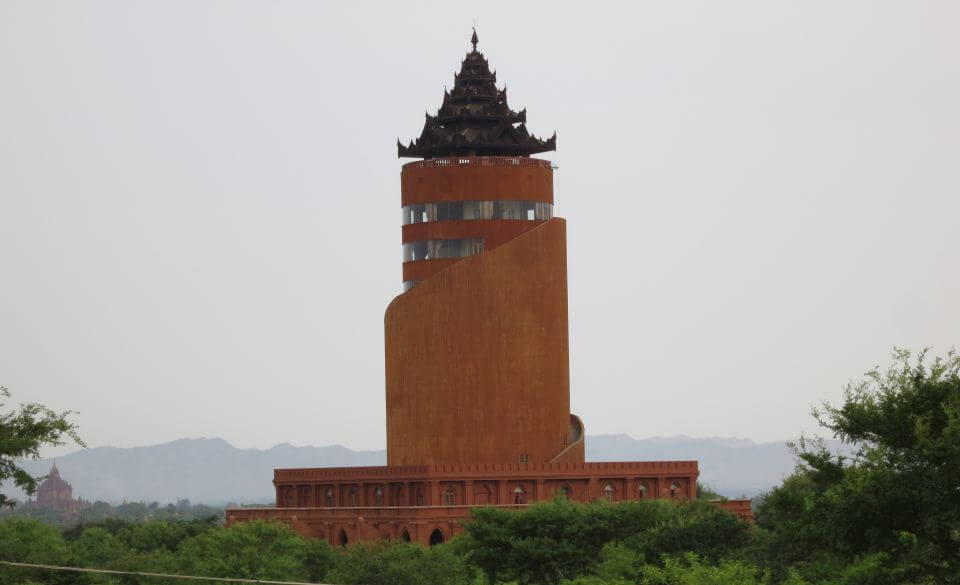 Nan Myint Tower - Viewed from Iza Gawna