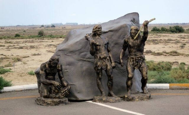 Gobustan statue