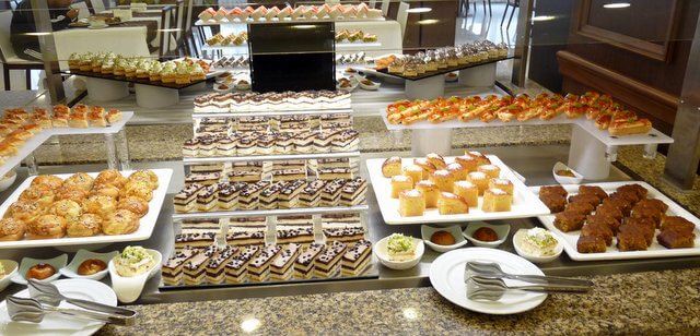 Hotel cake selection