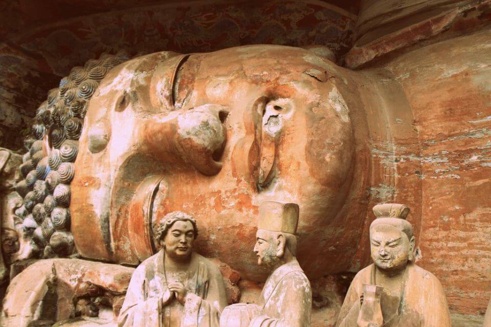 Dazu Caves Reclining Buddha