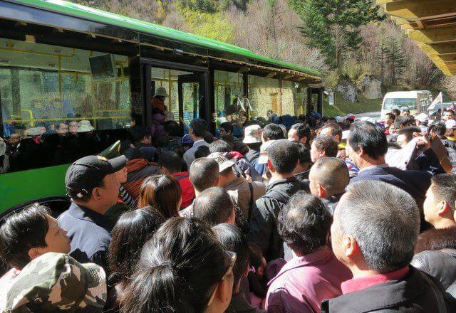 Queue for the bus