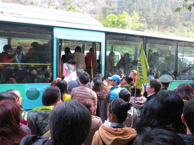 Queue for the bus