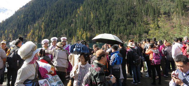 Standard view at Jiuzhaigou