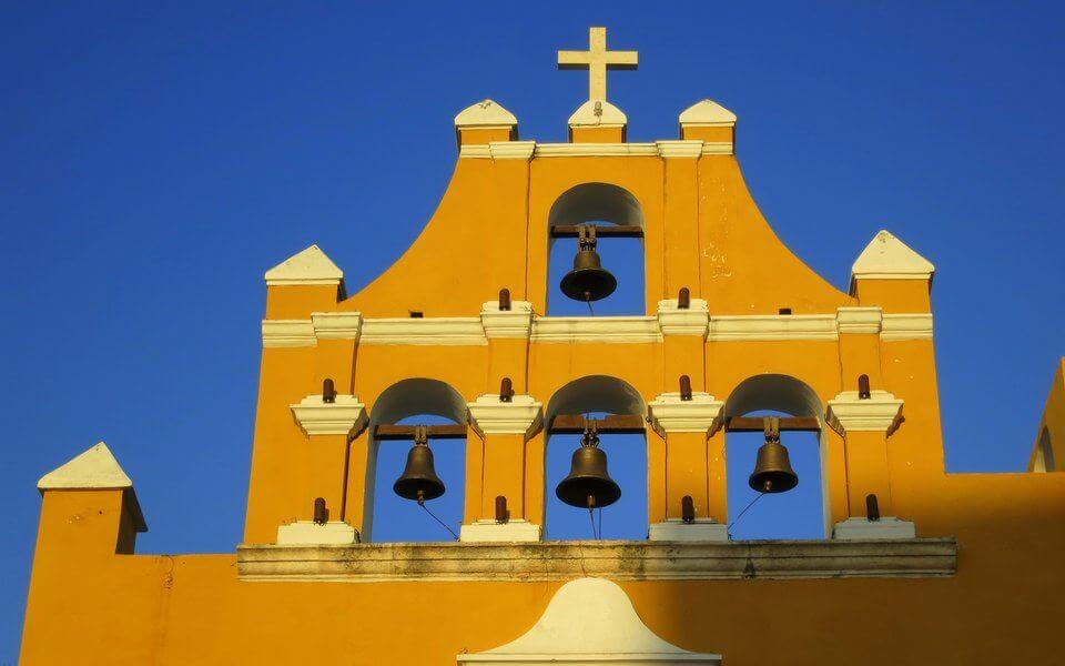 Bell tower of the Iglesia de Jesus