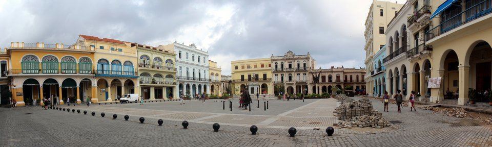 Panorama of Plaza Vieja