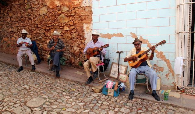 Cuban Buskers in Trinidad