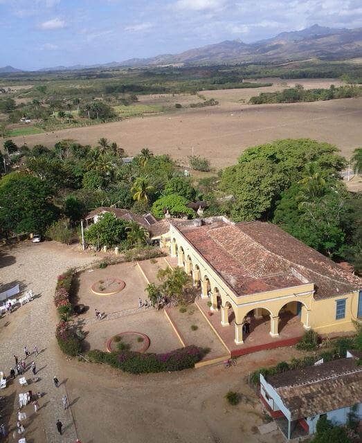 The main house of the Cuban sugar plantation