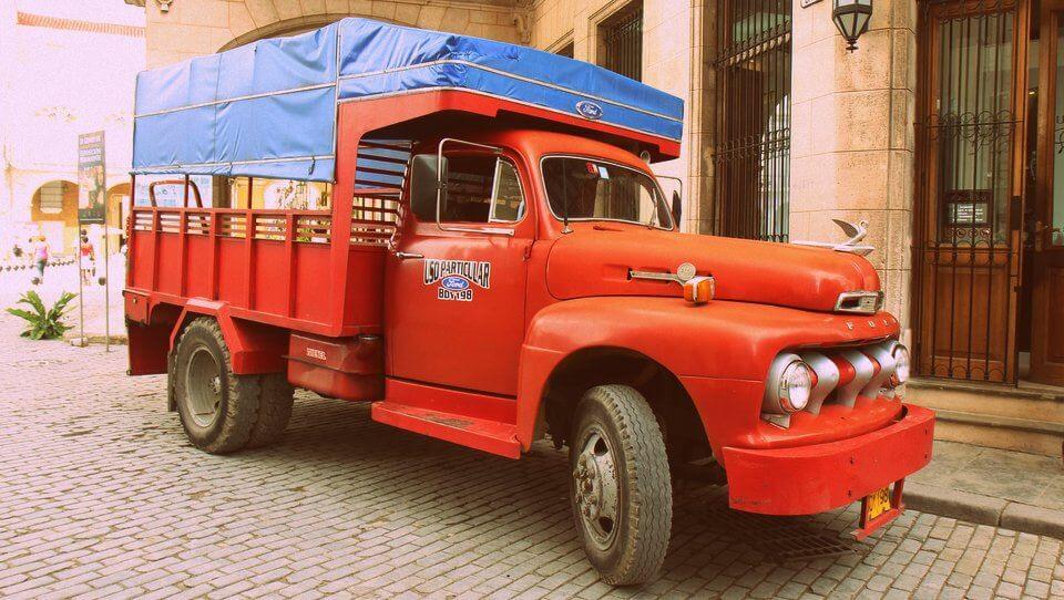 Classic truck in Havana