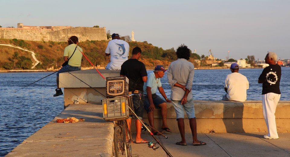 El Malecon is a popular meeting place in the evening