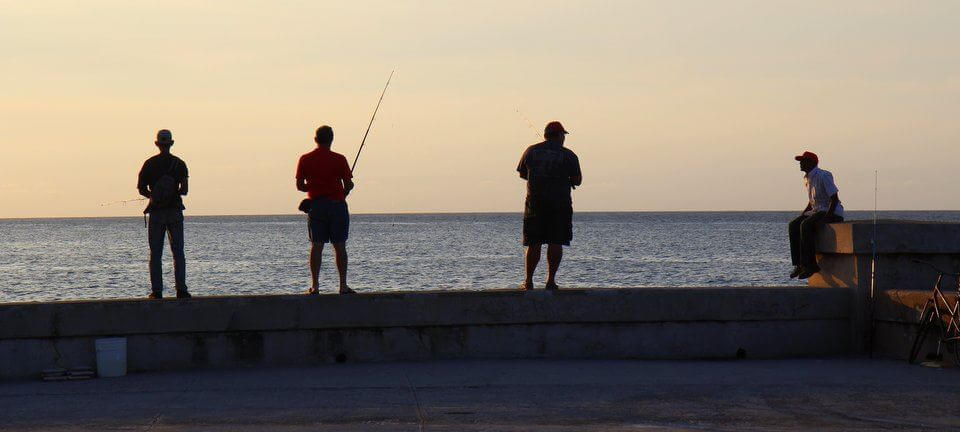 Fishermen in Havana