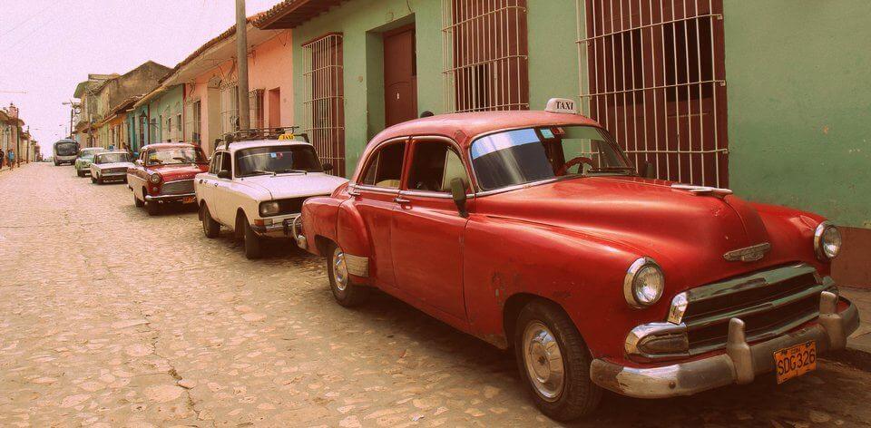 Taxis in Trinidad Cuba