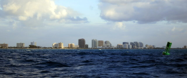 Miami getting further away. Still no fishing