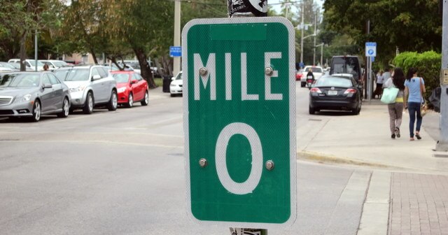 Mile 0 in Key West