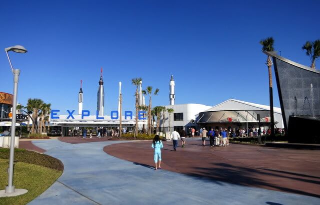 Kennedy Space Center entrance