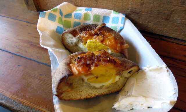 Bacon and Egg bagel