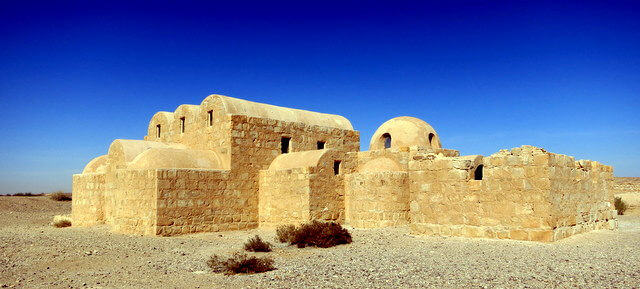 Qasr Amra from the rear