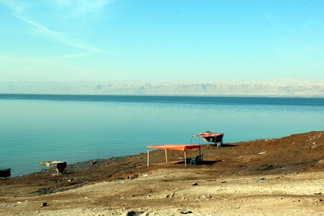 Aqaba public beach the morning after