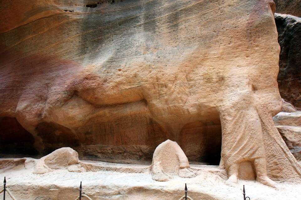 Petra rock carvings