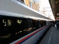 Sapsan fast train – Moscow to St Peterburg